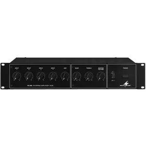 Monacor ELA-Verstärker PA-900 120 W (Verstärker), Stereoverstärker, Schwarz