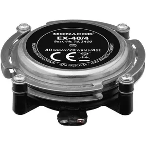 Monacor AudioExciter/Resonator Ohm (1 Stk.), Einbaulautsprecher, Silber, Schwarz günstig