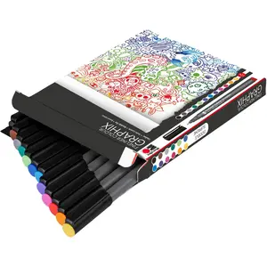 Marabu, Schreibstifte, Fineliner Graphix Doodle Supreme 0.5 mm, 12 Stück (12x)