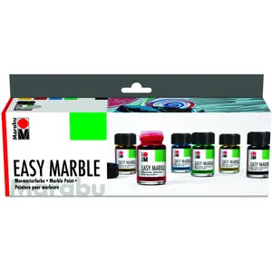 Marabu, Künstlerfarbe + Bastelfarbe, Easy Marble (90 ml)