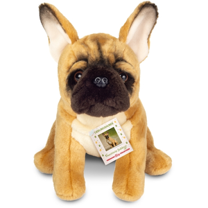 Teddy Hermann Hund Französische Bulldoge 27 cm Kuscheltier braun-beige