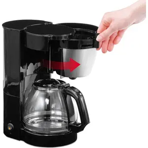 Cloer 5019 Filterkaffeemaschine für 8 Tassen, Warmhaltefunktion, Tropf...