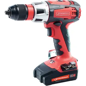 Rothenberger RO DD60, Handbohrmaschine, Ohne Schlüssel, Schwarz, Rot, ...