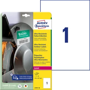 AVERY Zweckform resistente Folienetiketten 210,0 x 297,0 mm günstig