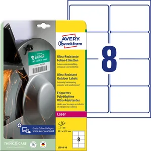 AVERY Zweckform resistente Folienetiketten 99,1 x 67,7 mm günstig