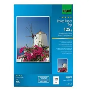 SIGEL Fotopapier Inkjet DIN A4 hochglänzend 125 g/m² günstig