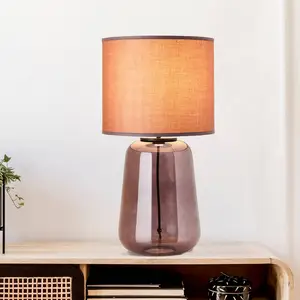 Brilliant Tischleuchte Hydra Höhe 56,5cm mauve/violett günstig