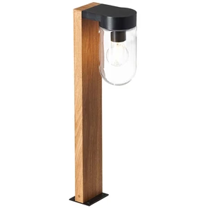 BRILLIANT CABAR Außenstandleuchte, Schwarz, Metall und Glas, E27, 40 W...