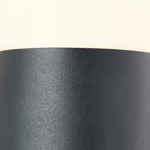 Außenwandlampe Aberdeen,  Höhe 23,2 cm, anthrazit, Edelstahl
