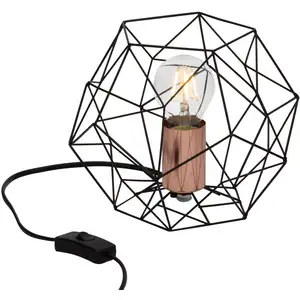 Brilliant Tischlampe Synergy mit Käfigschirm günstig