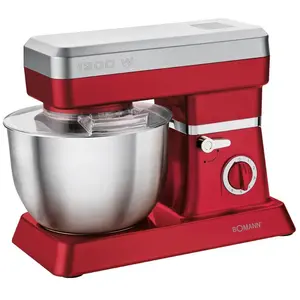 Bomann Knetmaschine KM 398 CB rot, 1200 Watt, 6,3 Liter günstig