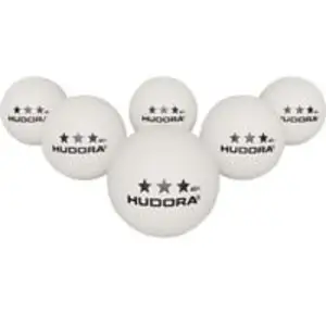 HUDORA Tischtennisbälle 3-Stern, 6 Stück, Ball günstig