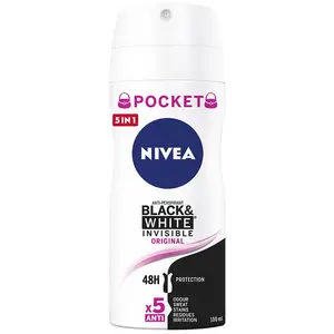 Black & White Invisible Deo Vapo Nivea 100 ml günstig