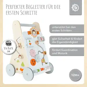 Bieco Lauflernwagen Holz mit Aktivitäten günstig