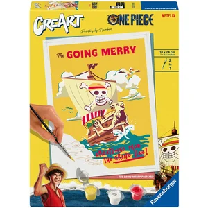 Ravensburger Malen nach Zahlen CreArt, One Piece - Das Piratenschiff F...
