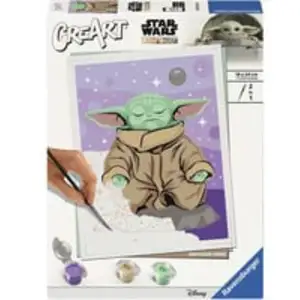 CreArt Star Wars - Meditierender Grogu, Malen