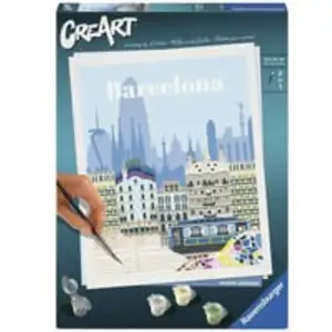 CreArt - Farbenfrohes Barcelona, Malen