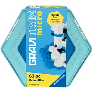 Ravensburger Kugelbahn-Bausatz GraviTrax micro - Ocean Blue, (63-tlg),...