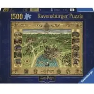 Puzzle Hogwarts Karte