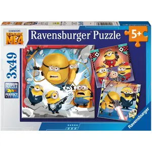 Ravensburger Kinderpuzzle 12001061 - Despicable Me 4 - 3x49 Teile Despicable Me Puzzle für Kinder (49 Teile)