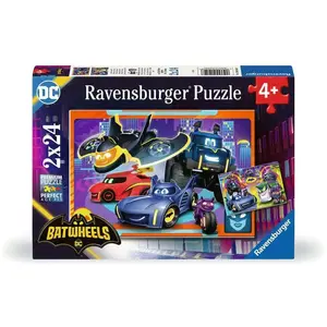 Puzzle mit 2x24 Teilen bereit zum Handeln Ravensburger Batwheels 27,5x19,2x3,7 cm