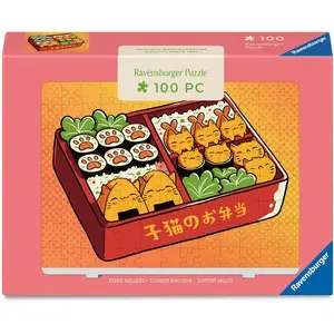 Ravensburger Minipuzzle 100 Teile - Kawaii-Kätzchen in Bento-Box (100 Teile) günstig