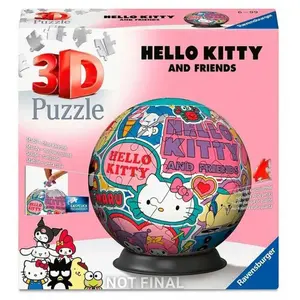 Ravensburger Hello Kitty Ball 3d 72 Pieces Puzzle