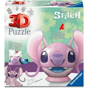 Ravensburger 3D Puzzle-Ball Disney Stitch - Angel (72 Teile)