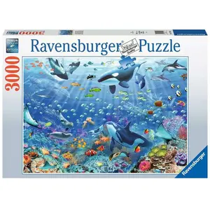 Puzzle mit 3000 Teilen bunte Unterwasserwelt Ravensburger TU günstig