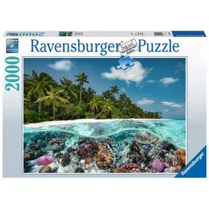 2000 Teile Puzzle ein Tauchgang auf den Malediven Ravensburger TU günstig