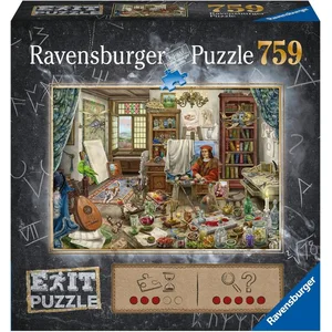 Ravensburger Puzzle EXIT - Das Künstleratelier