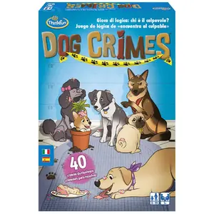 ThinkFun - Dog Crimes Logic Games - Spanische, Italienische Version