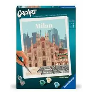 Ravensburger CreArt - Malen nach Zahlen 23688 - Colorful Milan - ab 12 Jahren