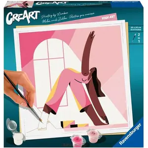 Ravensburger CreArt, Malen nach Zahlen Adults Trend - Yoga Kunst