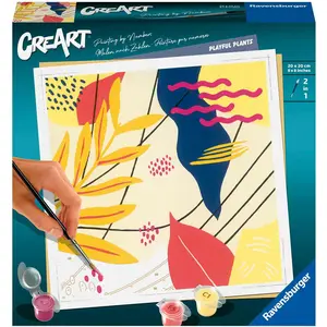 Ravensburger CreArt - Malen nach Zahlen Playful Plants