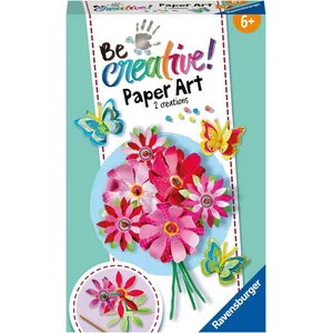 Ravensburger Kreativset BeCreative Paper Art Flowers & Butterflies, Made in Europe