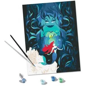 Malen - ariel und ursula disney princess creart Ravensburger 30x40 cm