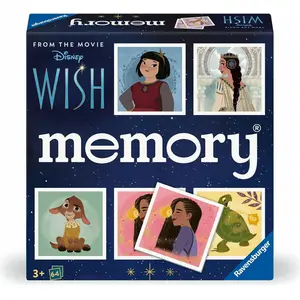 Ravensburger memory Disney Wish - 22595 - Der Gedächtnisspiel-Klassiker für die ganze Familie ab 3
