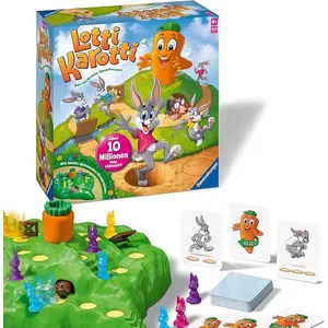 Ravensburger Kinderspiel: Lotti Karotti - Lustiges Hasenrennen Brettsp...