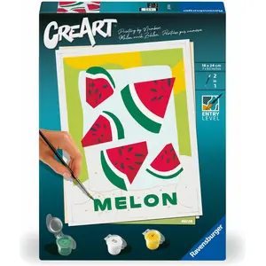 Ravensburger CreArt - Malen nach Zahlen 25516 - Melonen - ab 12 Jahren für Einsteiger