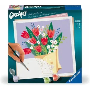 Ravensburger CreArt - Malen nach Zahlen 25518 - Tulpenstrauss - ab 12 Jahren