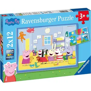 Ravensburger Peppa Doppel 2x12 Teile Puzzle günstig