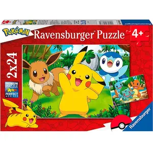 Ravensburger Pokémon 2x24 Teile Puzzle günstig