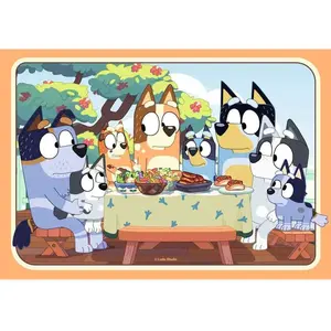 Ravensburger Puzzle Bluey, Auf geht's!, 48 Puzzleteile, Made in Europe