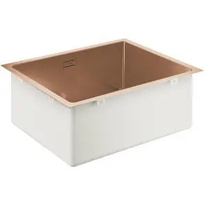 GROHE K700U 60-S, Unterbauspüle, Rechteckig, Edelstahl, Kupfer, 1 Becken, Rechteckig günstig
