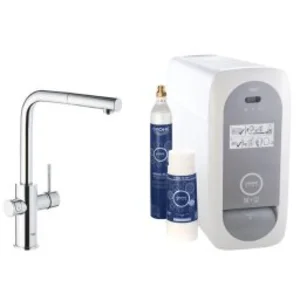 Grohe Küchenarmatur Blue Home Starter Kit, L-Auslauf, chrom (31539000) günstig