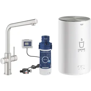 Grohe, Küchenarmatur, Kchenarmatur mit Filterfunktion und Kochend heies Wasser Red Duo supersteel matt 30327 günstig