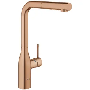Grohe, Küchenarmatur, Küchenarmatur mit Handbrause Essence New warm sunset gebürstet 30270 günstig