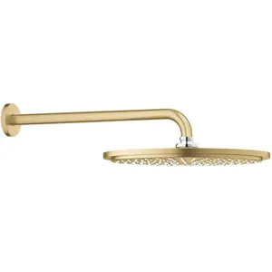 Grohe, Duschbrause, Kopfbrause Set Rainshower Cosmopolitan 310 26066GN0 31 cm inkl. Brausearm 38 cm cool sunris (1 Strahlart, 9.50 l/min) günstig