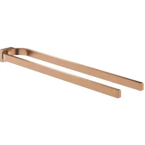Grohe, Handtuchhalter + Handtuchhaken, Handtuchhalter Selection doppelt warm sunset gebürstet 41059DL0 günstig